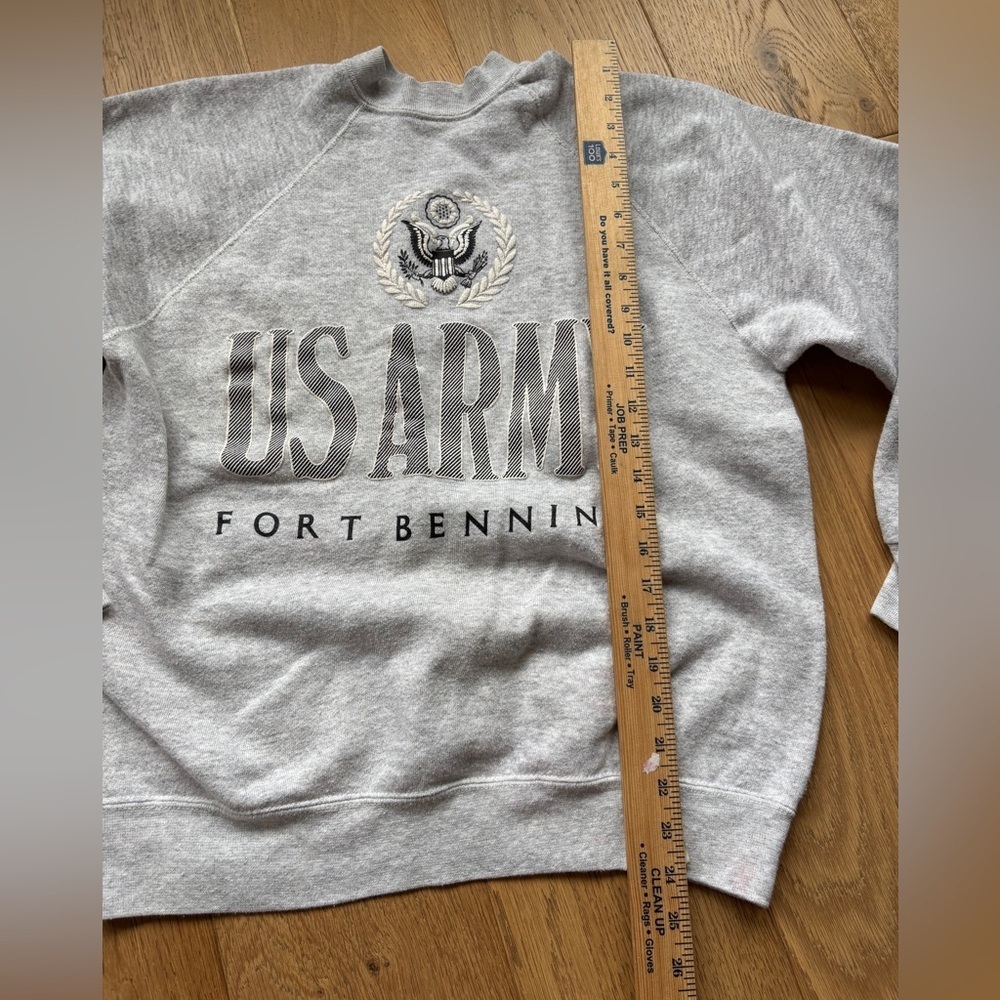 Vintage 80’s Army Fort Benning crew neck - Picture 3 of 4